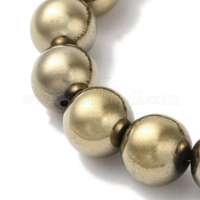 Гальванические нити синтетических магнитных гематитовых бусин G-I364-K01-02-1