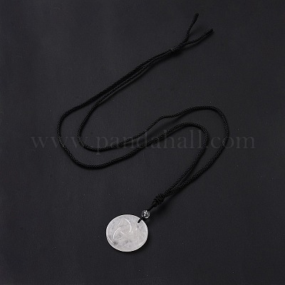6 Colliers Pendentifs à Pochette Maille Réglable - Support Vide Pour Cristaux Et Pierres, Création Bijoux DIY