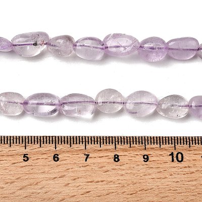 Natürlichen Amethyst Perlen Stränge&nbsp;G-D324-01-1