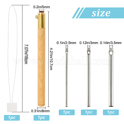 3 Sizes 2mm 2.5mm 3mm Embroidery Punch Needle Tool Yarn Craft