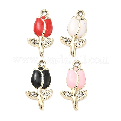 Подвески из эмали и сплава&nbsp;ALRI-D303-13G-1