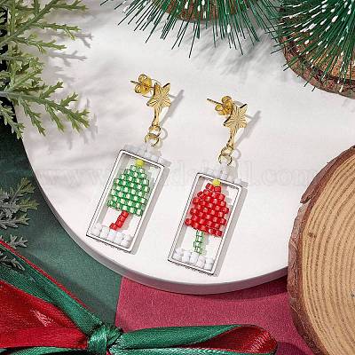 Серьга-гвоздик из нержавеющей стали 201 EJEW-MZ00188-1