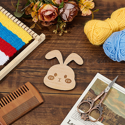 Деревянные инструменты для вязания кроликов WOOD-WH0050-029-1