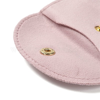 Бархатные мешочки для хранения украшений с кнопкой для браслетов ABAG-P013-01B-1