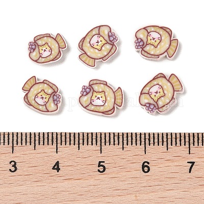 Кабошоны из полимерной глины ручной работы CLAY-B005-11C-1