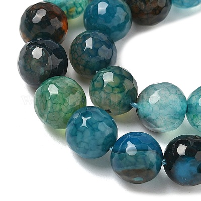 Природный агат бисер нитей G-M437-C01-01W-1