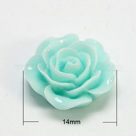 Opaque Resin Cabochons RESI-I011-01-1