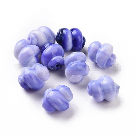Perle acriliche opache bicolore OACR-P013-31C-1