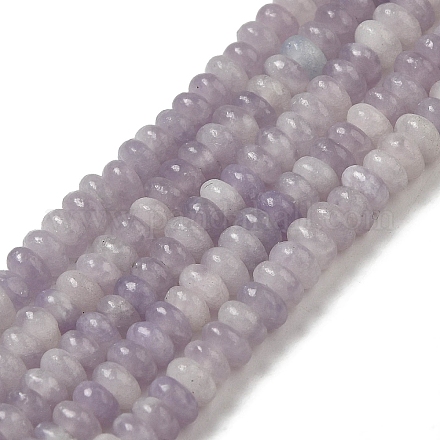 Chapelets de perles en jade lilas naturel G-K343-C03-02-1