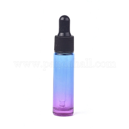 Zweifarbige Tropfflaschen aus Glas X-MRMJ-WH0056-89B-1