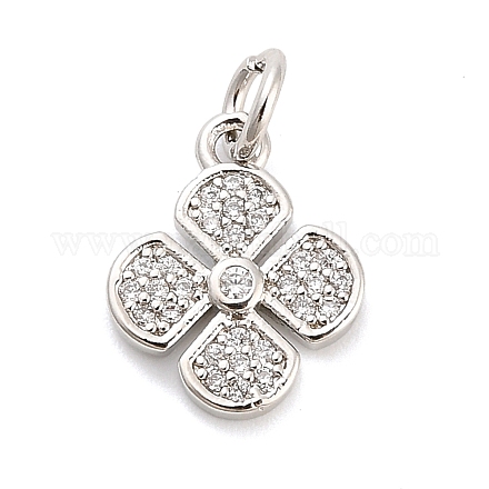 Латунные микро проложить кубического циркония подвески KK-H527-15P-1