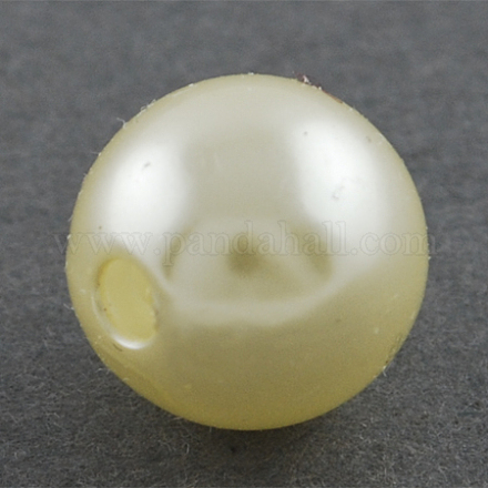Perles acryliques en perles d'imitation X-PACR-22D-40-1