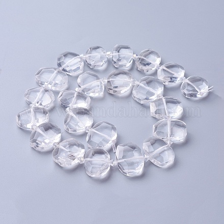 Chapelets de perles en cristal de quartz naturel G-P434-29-1