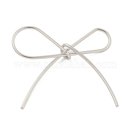 Подвески-бантики из нержавеющей стали 304 STAS-M001-03P-1