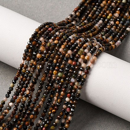 Естественно тигровый глаз шарик нити G-L629-B02-2mm-1