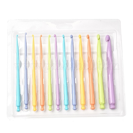 12 шт. крючки для вязания из АБС-пластика TOOL-C012-13-1