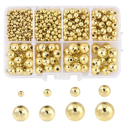 640 шт. 6 вида бусин из АБС-пластика KY-YW0002-15-1