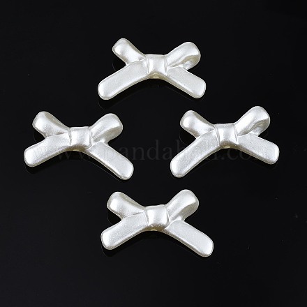 Perles en acrylique de perle d'imitation X-OACR-N134-013-1