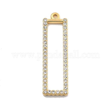 Подвески из нержавеющей стали 304 с кристаллами и стразами STAS-R155-070G-1