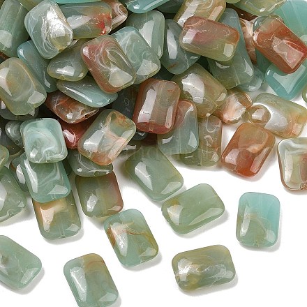 Непрозрачные акриловые бусины MACR-C037-06C-1