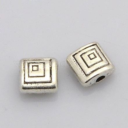 Tibetan Style Alloy Carved Beads X-K0P18041-1