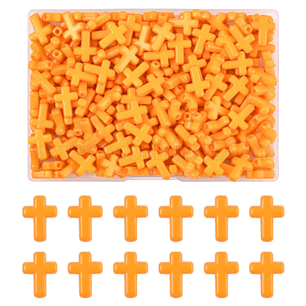 200 шт. Непрозрачные акриловые бусины SACR-FS0001-39A-1