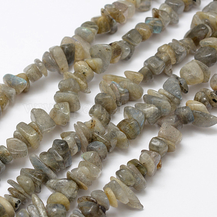 Chapelets de perles en labradorite naturelle  G-P406-41-1