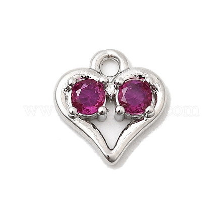 Латунные микро проложить кубического циркония подвески KK-L258-11P-05-1