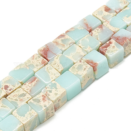 Synthetic Imperial Jasper Beads Strands G-S300-128-6mm-1