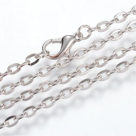 Eisenkabelketten Halskette machen MAK-R013-70cm-P-1