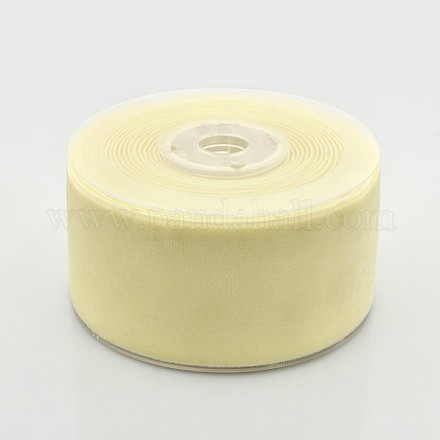 Ruban de velours en polyester pour emballage de cadeaux et décoration de festival SRIB-M001-50mm-028-1