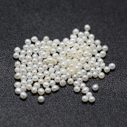 Culture des perles perles d'eau douce naturelles PEAR-K004-47B-1