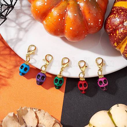 Пластиковые подвесные украшения HJEW-JM03943-02-1