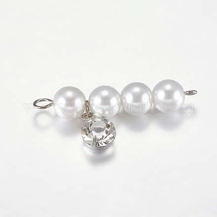 Connecteurs de liens de perles de perles acryliques KK-F725-01P-1