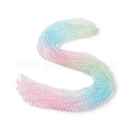 Chapelets de perles en verre transparente   GLAA-L045-01A-05-1