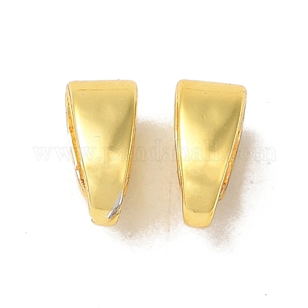 Латунные держатели кулонов с покрытием стойки KK-F873-34G-1