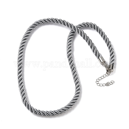 Изготовление ожерелья из нейлонового витого шнура толщиной 5 мм FIND-G096-01P-28-1