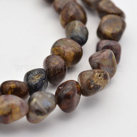 Chapelets de perles de jade naturel G-P070-11-1