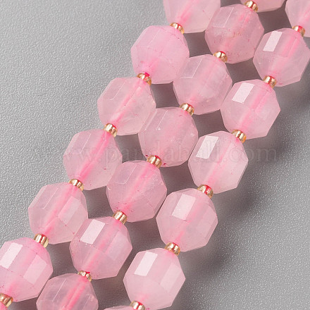 Chapelets de perles en quartz rose naturel G-S362-095C-1