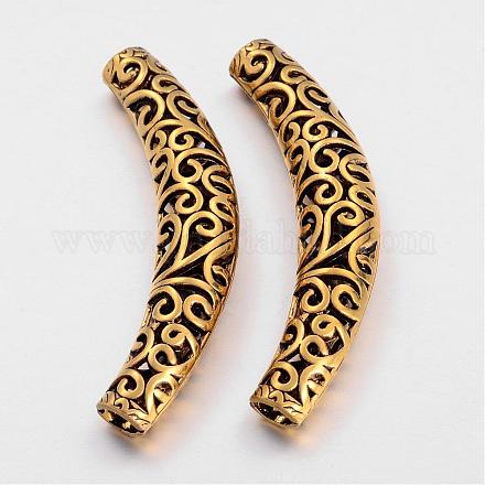 Tibetan Style Alloy Hollow Beads GLF10634Y-NF-1