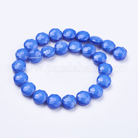 Chapelets de perles en verre électroplaqué GLAA-K033-03A-C02-1