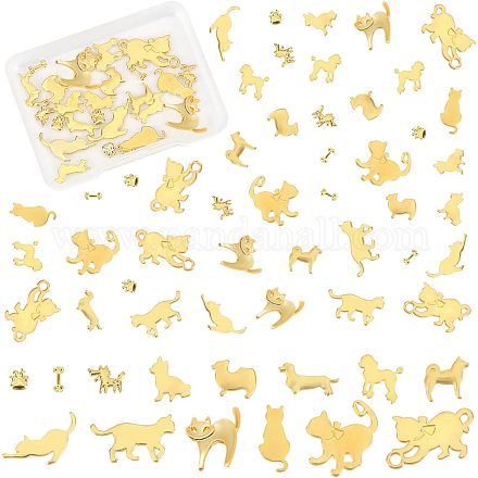 Кабошоны из сплава 84шт 14 стиля PALLOY-OC0002-95-1