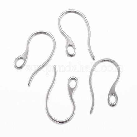 304 Stainless Steel Earring Hooks STAS-H383-28P-1