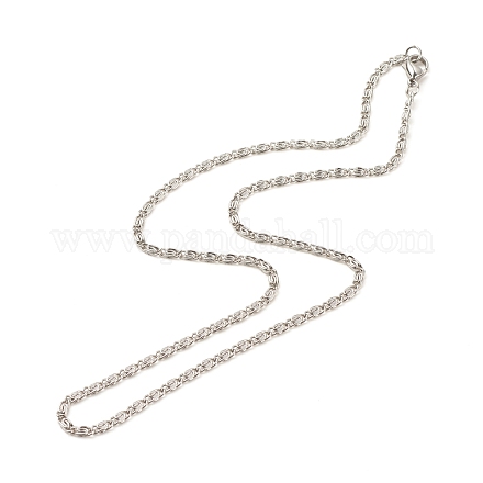 304 ожерелье из цепей lumachina из нержавеющей стали для женщин NJEW-JN03892-03-1