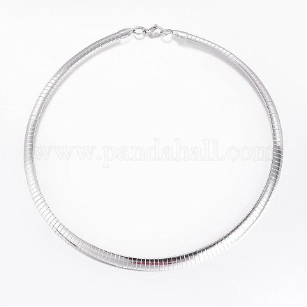304 Stainless Steel Necklaces NJEW-D274-04P-1