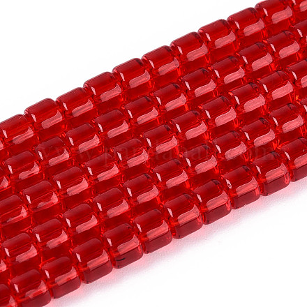 Прозрачные стеклянные бусины GLAA-N065-4x4mm-A04-1