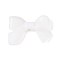Acrylic Bead, Imitation Jelly, Bowknot, White, 23.7x32.7x7.3mm, Hole: 3.8mm, about 240pcs/500g