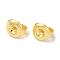Rack Plating Brass Ear Nuts, Long-Lasting Plated, Lead Free & Cadmium Free, Golden, 4.5x5x3mm, Hole: 1mm