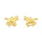 Alloy Pendants, Horse Charms, Matte Gold Color, 14.5x18.5x3mm, Hole: 1.8mm