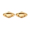 Brass Beads, Planet, Nickel Free, Long-Lasting Plated, Real 18K Gold Plated, 7.5x3.5x3.5mm, Hole: 1.2mm